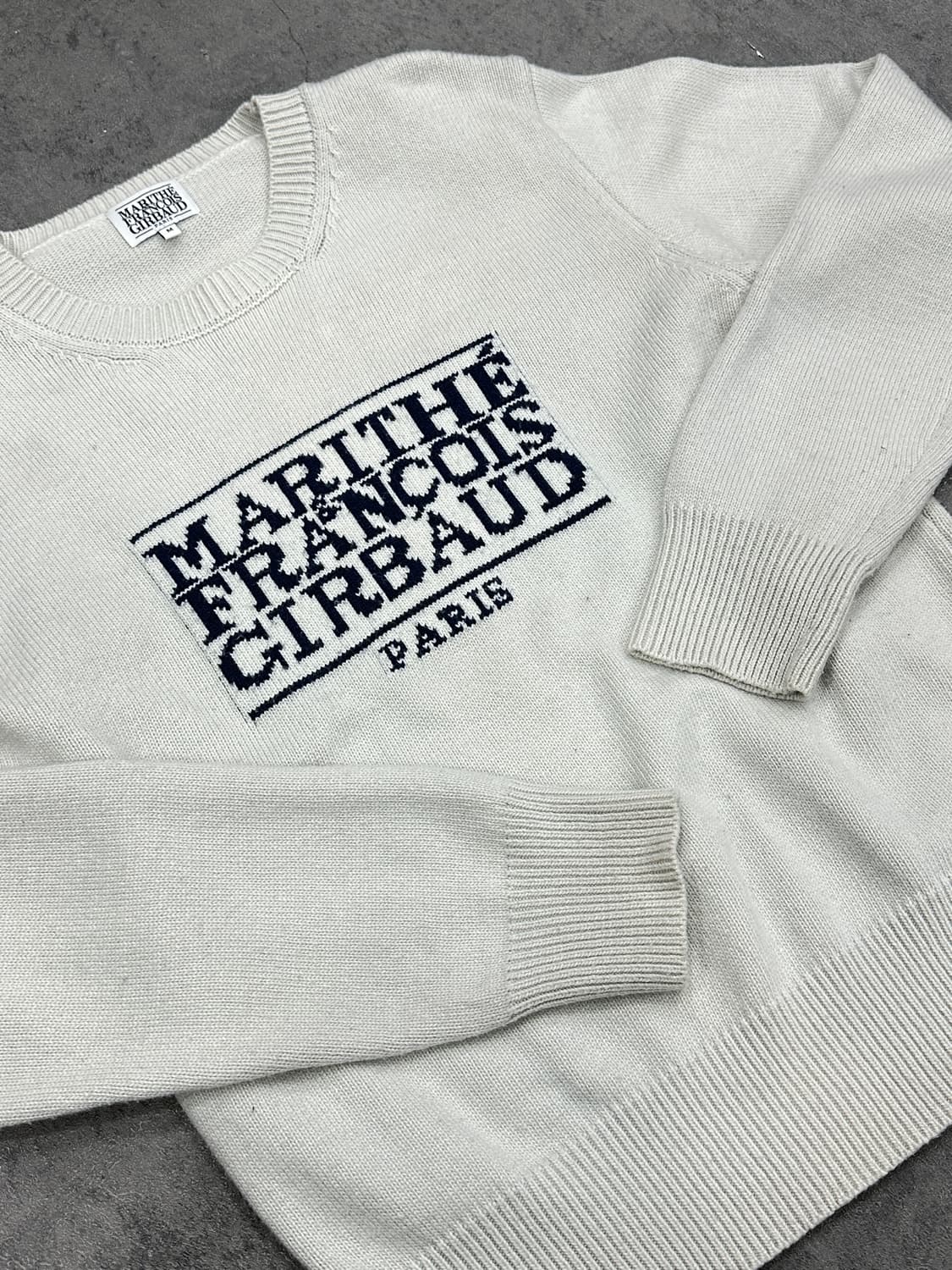 마리떼 프랑소와 저버 빅로고 니트  상품이미지2