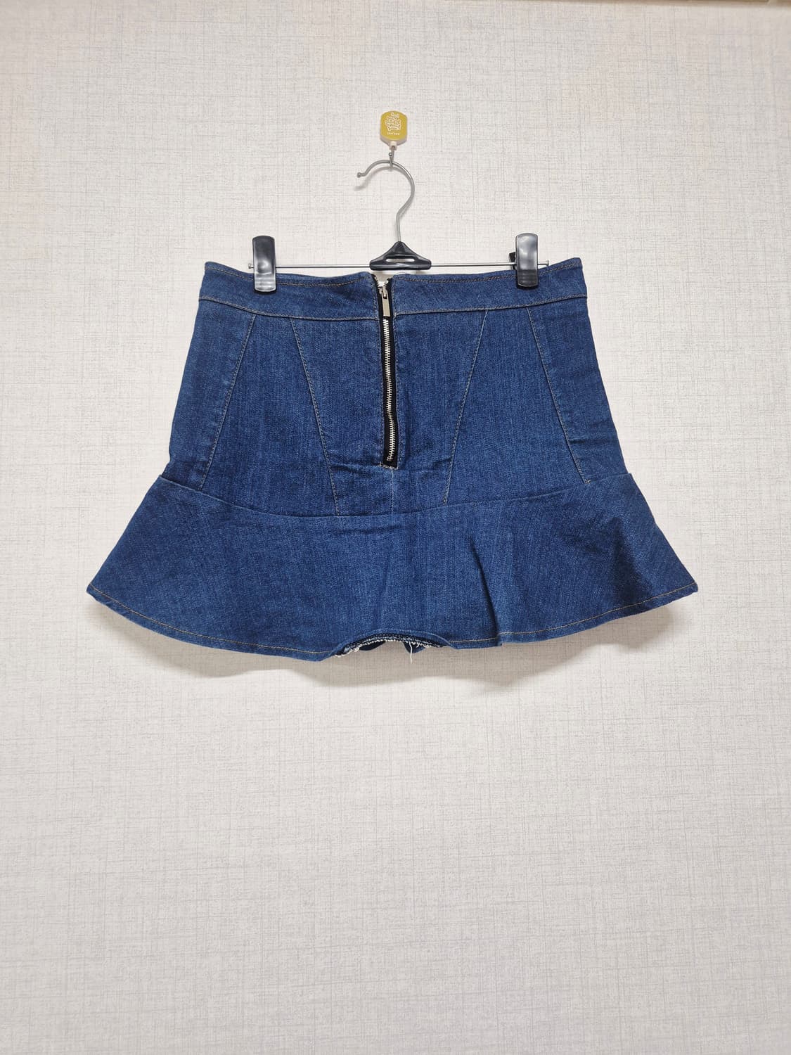 청 데님 프릴 미니스커트 상품이미지2