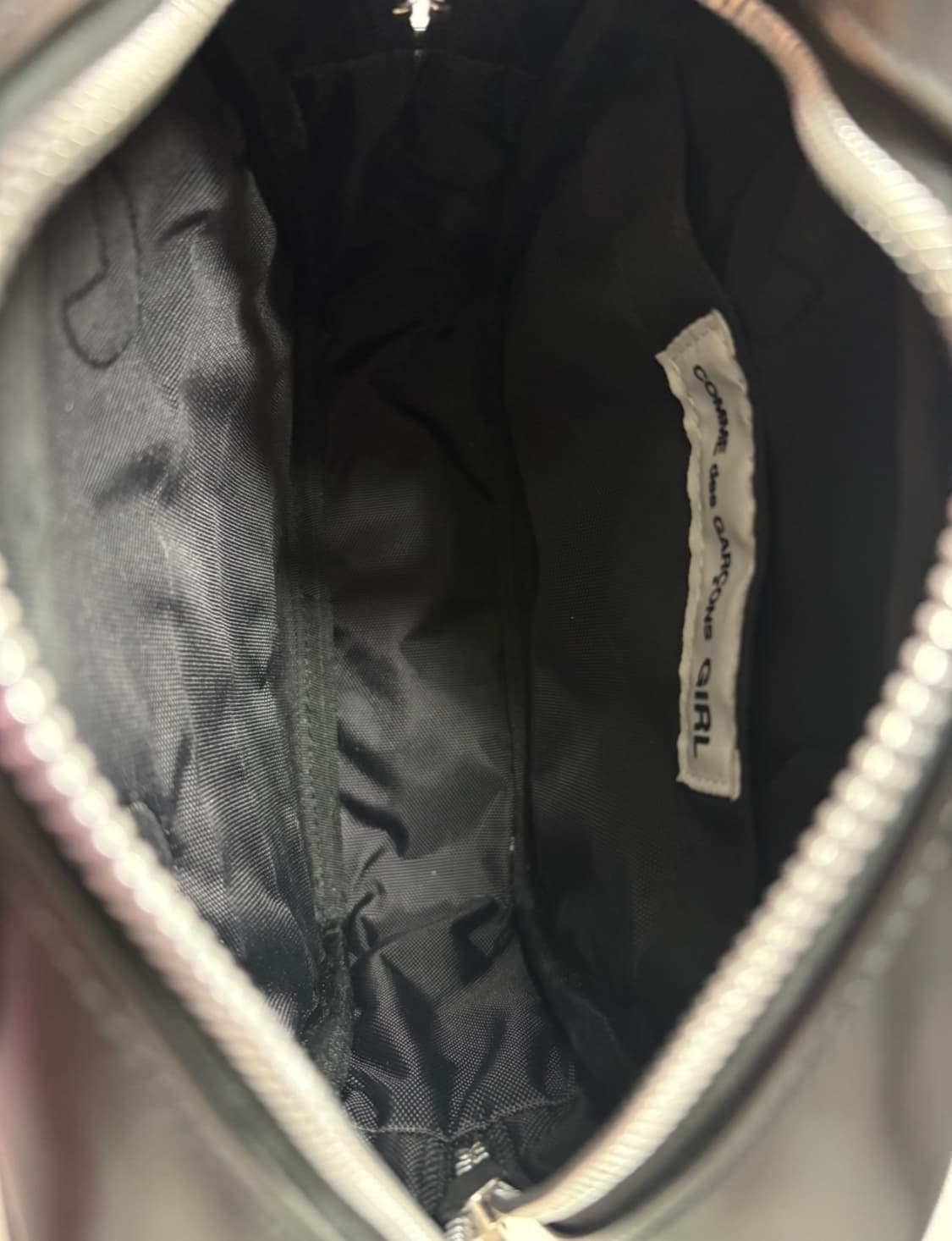 꼼데가르송 걸 프릴백 블랙 상품이미지6