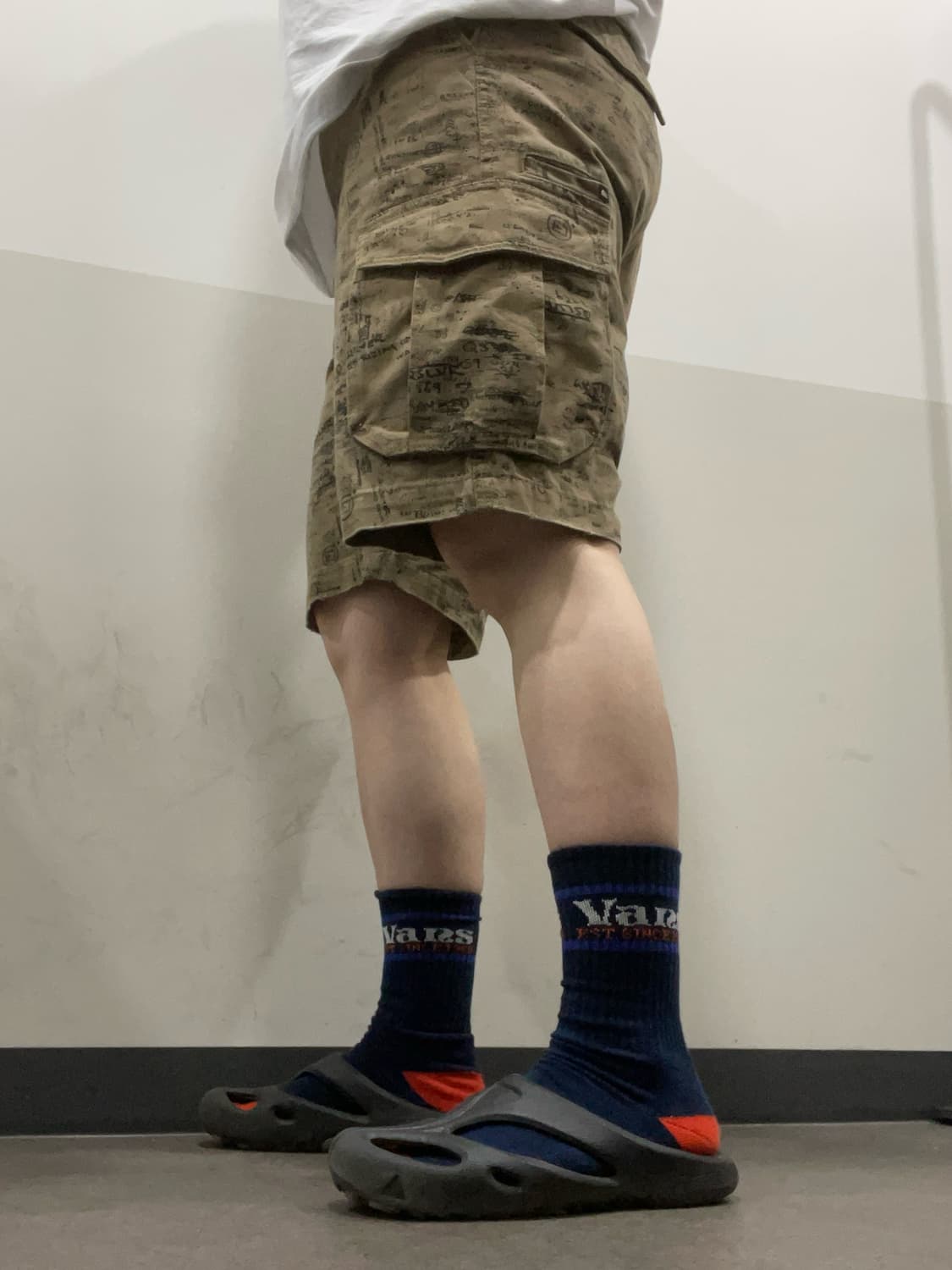 QUIKSILVER 퀵실버 올오버 프린팅 카고 반바지 상품이미지1