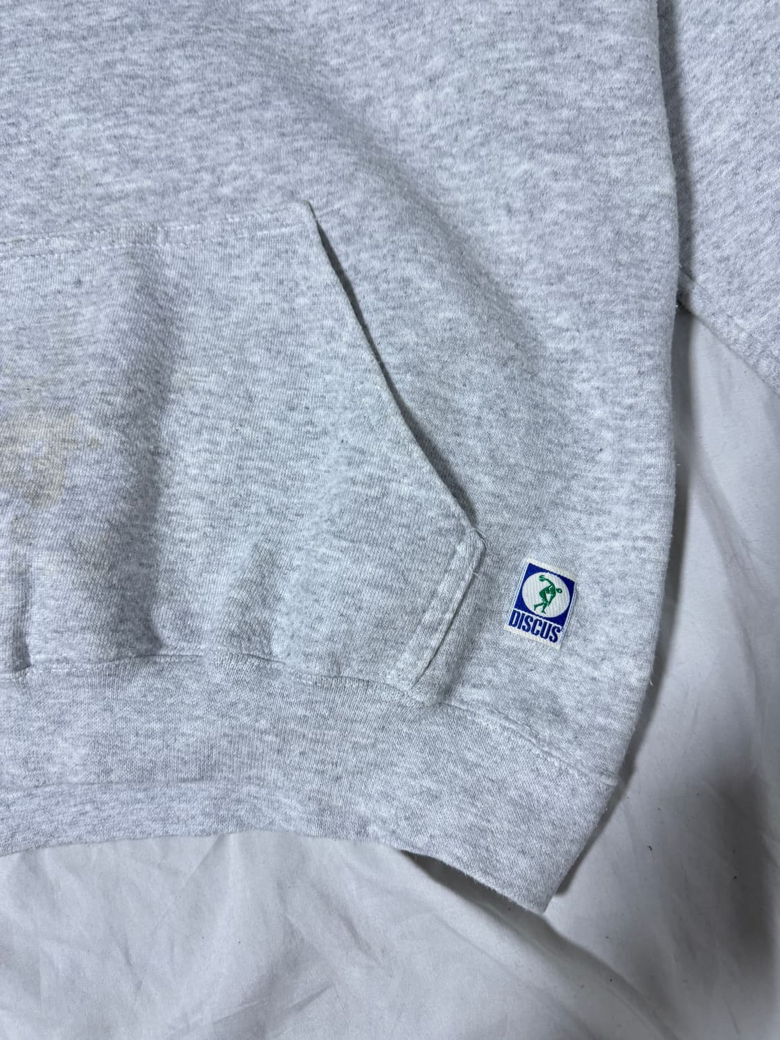 90s usa 디스커스 애슬래틱 블랭크 후드티 상품이미지3