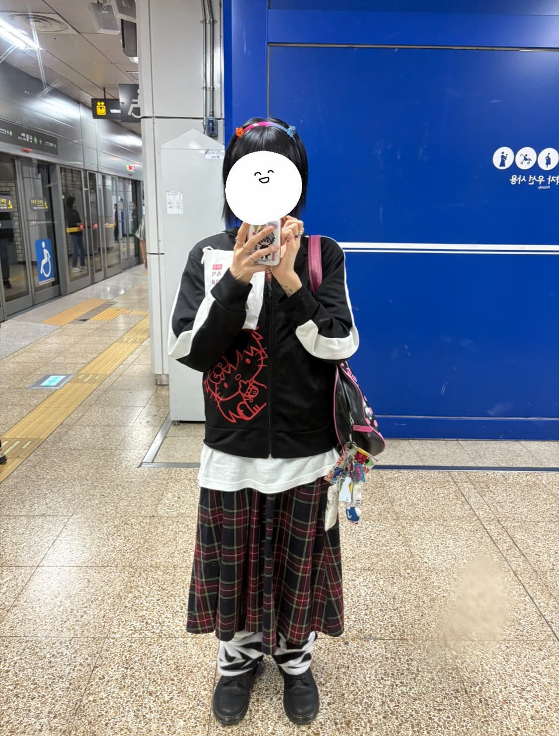 에반게리온 키티 헬로키티 콜라보 져지 상품이미지5