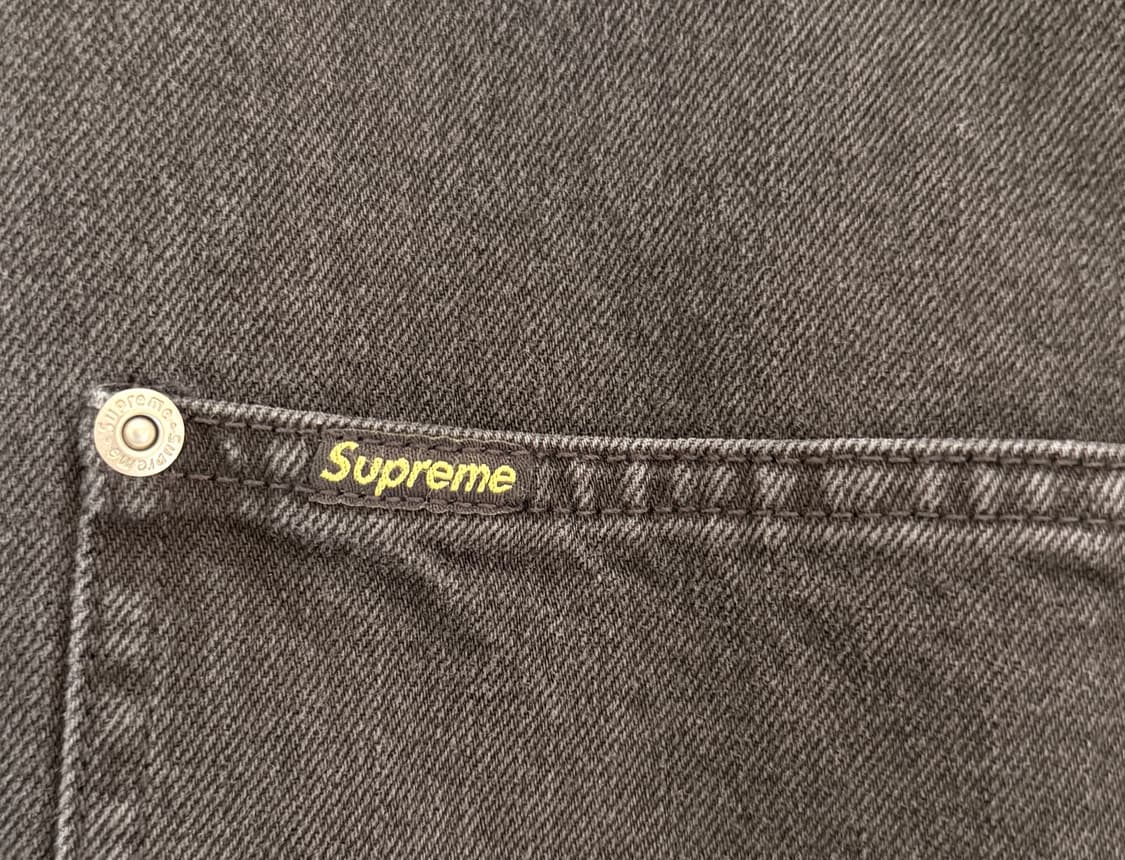 슈프림(supreme) 루즈핏 흑청 셔츠 상품이미지4