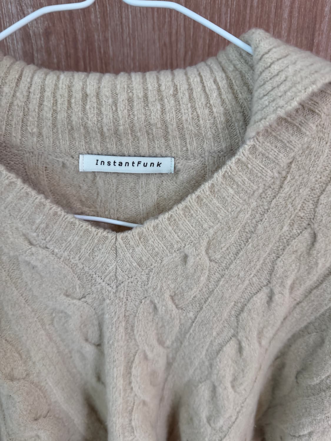 Instantfunk 인스턴트펑크 크롭 카라 니트 상품이미지4