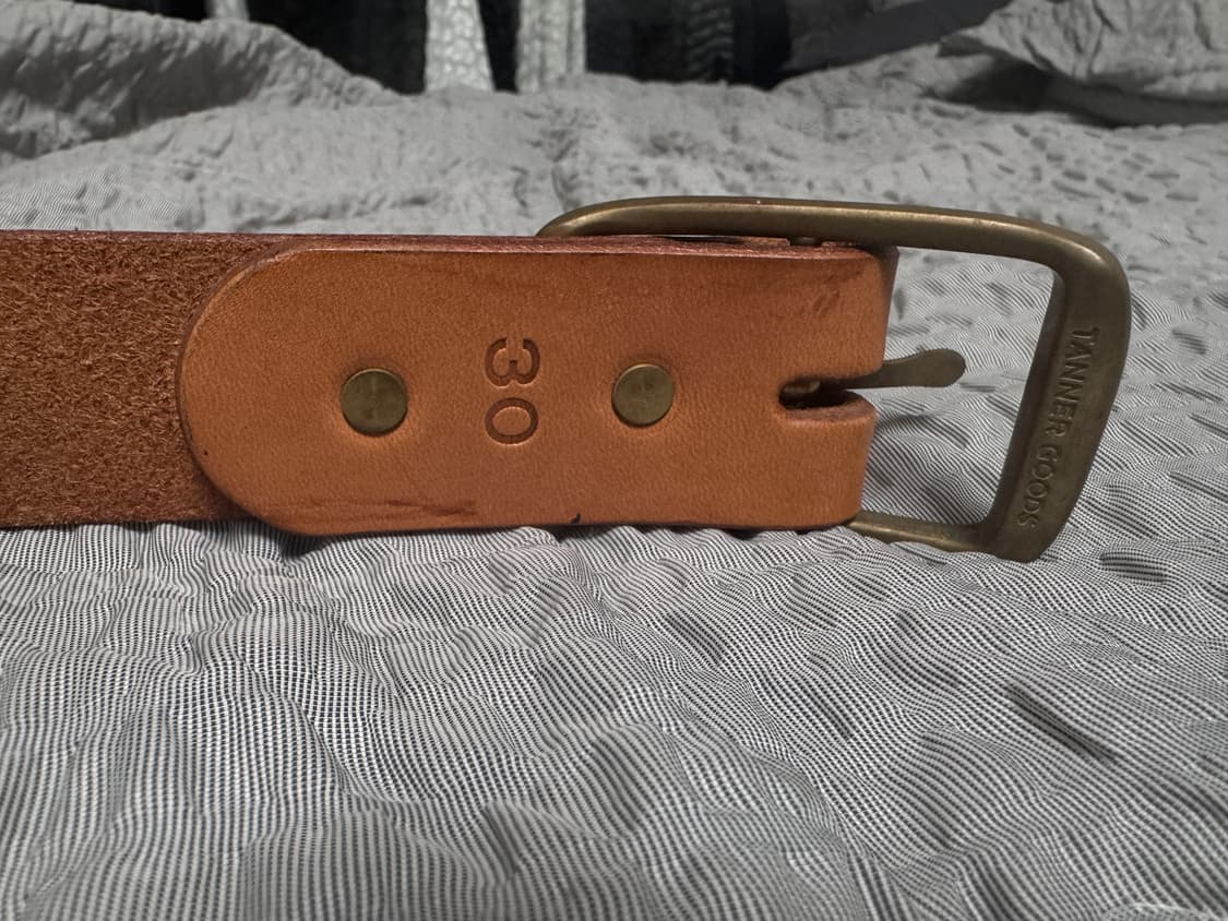 테너굿즈 스탠다드 벨트 내추럴 30인치 상품이미지3