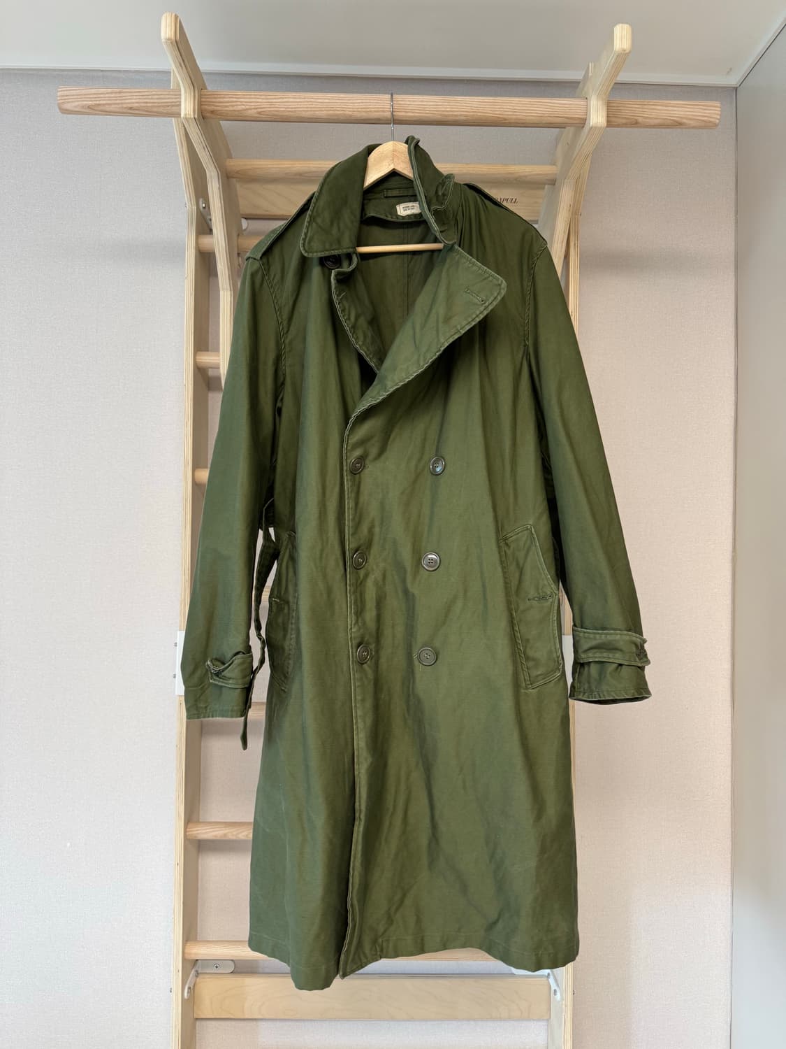 (105)미군 장교 트렌치 코트 OG-107 상품이미지1