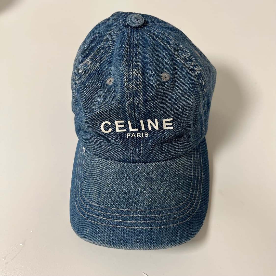 셀린느 로고 베이스볼 캡트레일 워시 모자 상품이미지1