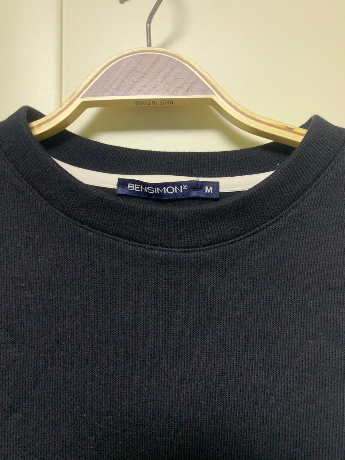 벤시몽 블랙니트 새제품 팔꿈치패치 택포 상품이미지6