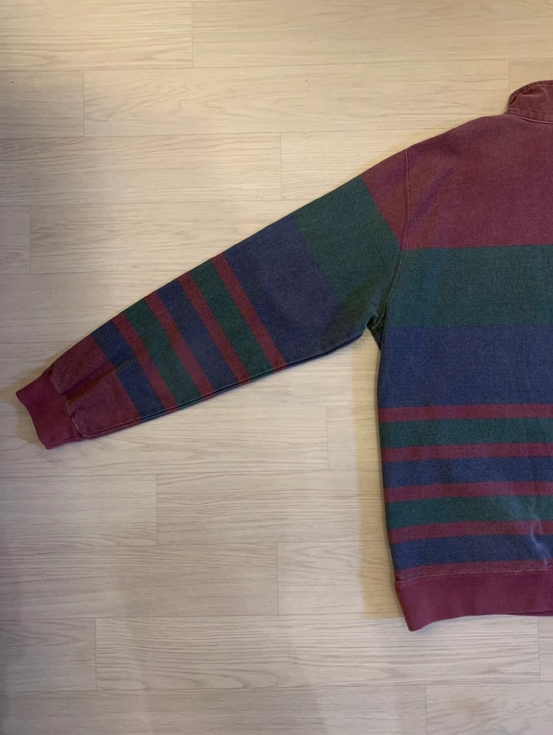 슈프림(SUPREME) 프린트 스트라이프 하프 집업 상품이미지4