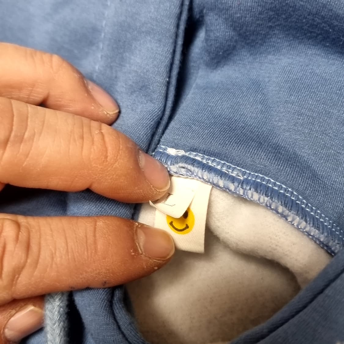 스누피 피너츠 블루 후드티(100-105) 상품이미지5