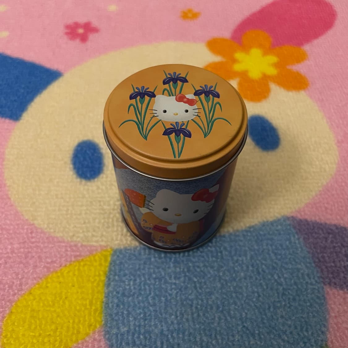 [새상품] 01년도 고전 키티 보관함 원통형 보관함 상품이미지1