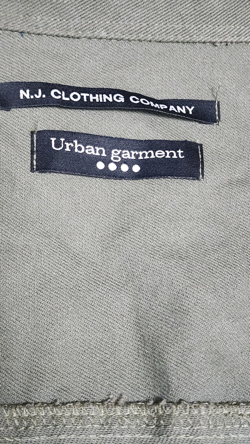N.J. CLOTHING COMPANY 카키 코튼 셔츠 자켓 상품이미지3