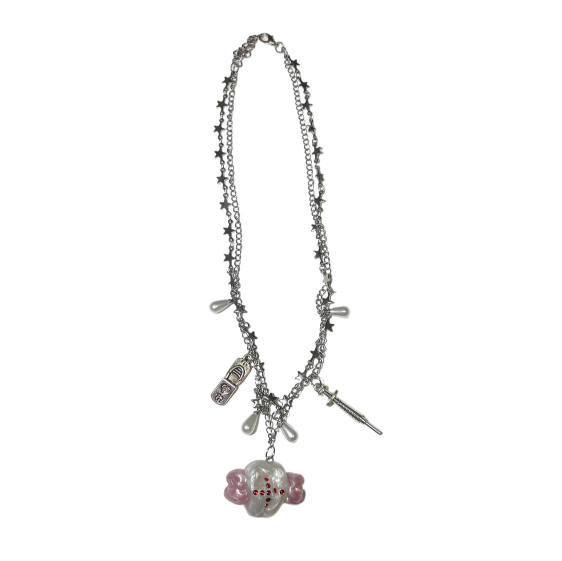 Dentist Pink Angel Necklace 상품이미지2