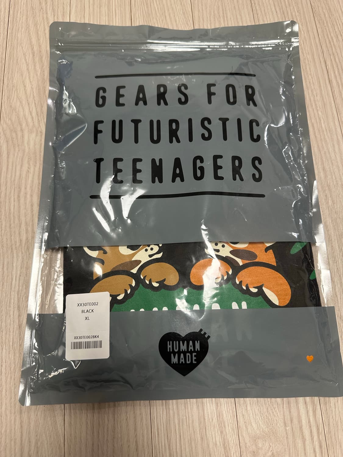 XL 휴먼메이드 제이홉 반팔 블랙 상품이미지2