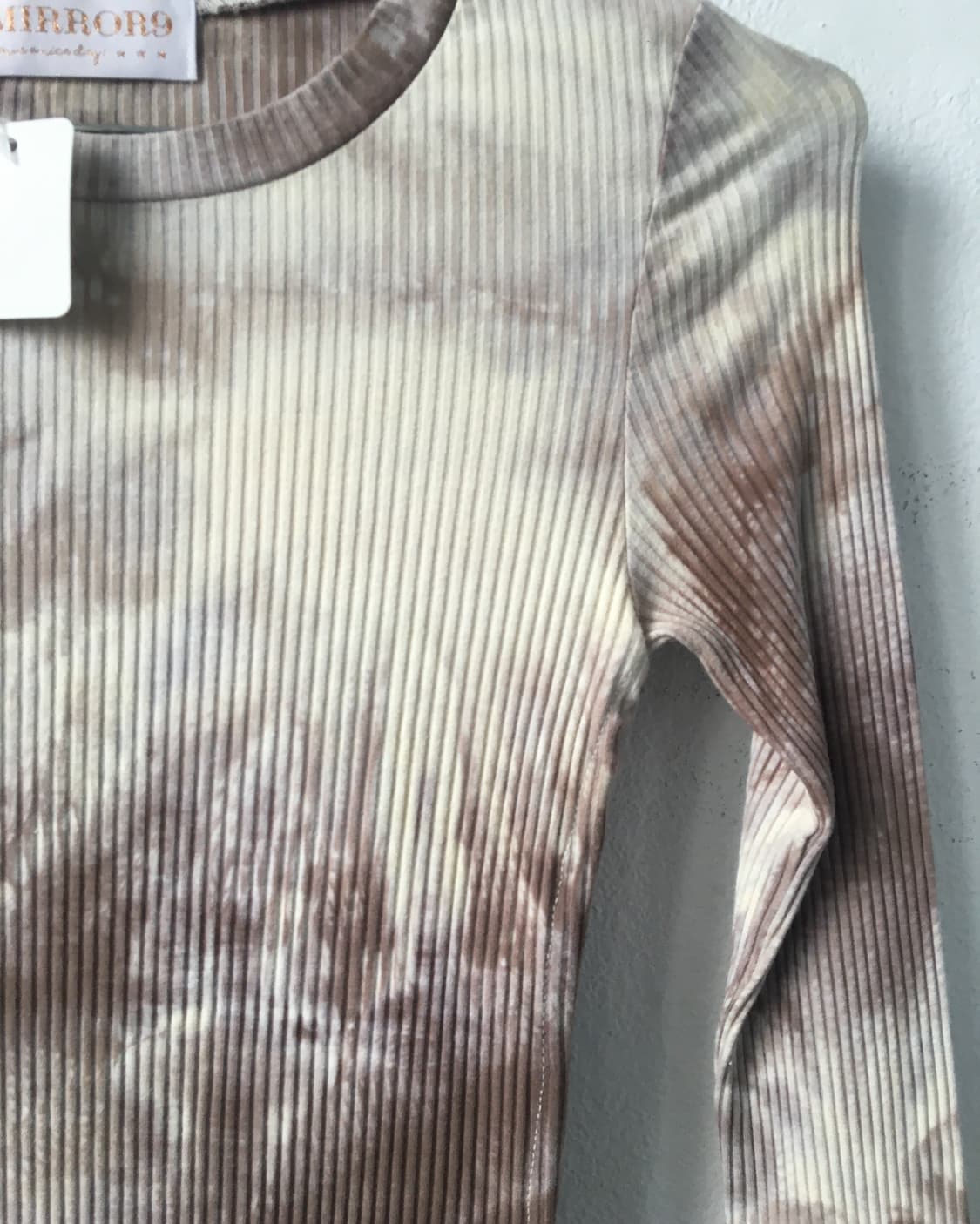 Side shirring dyed pattern onepiece 상품이미지5