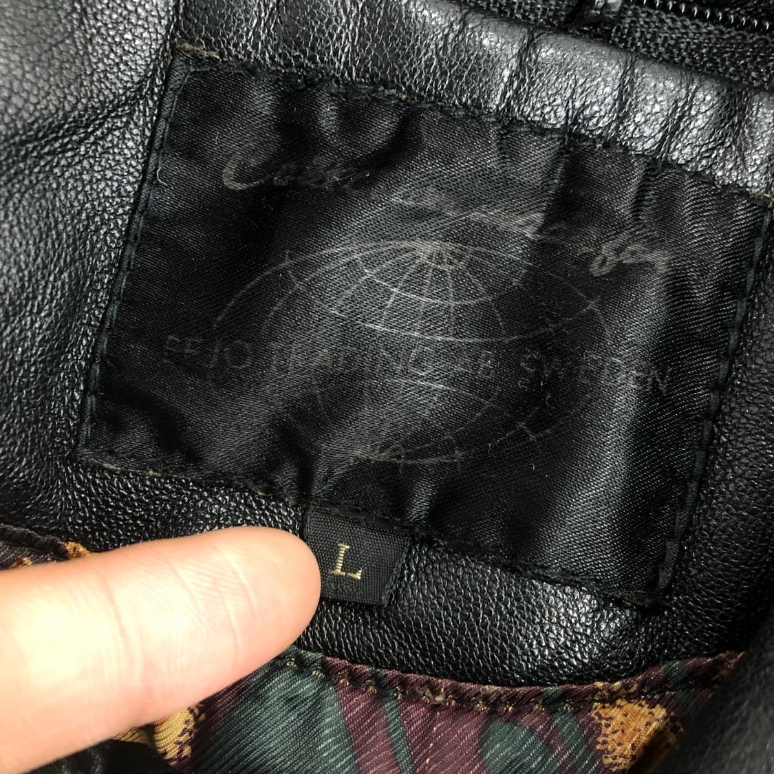 빈티지 리얼레더 봄버 가죽 레더 자켓 상품이미지7