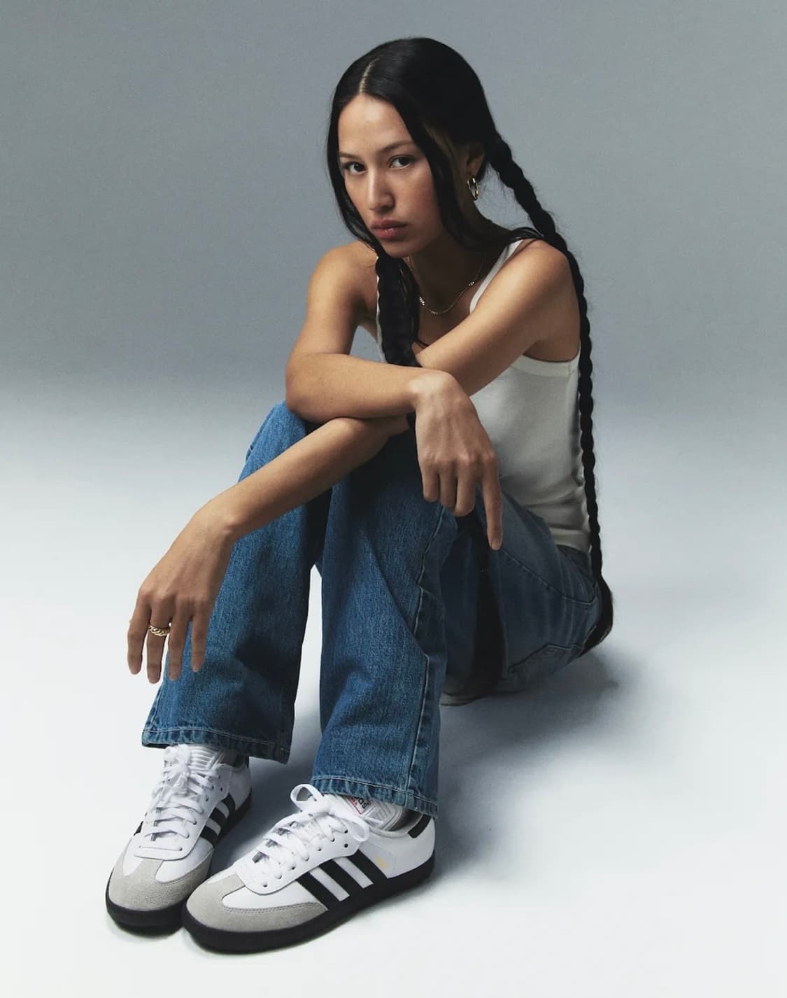 글로니 93 미드라이즈 루즈핏 진 m 상품이미지2