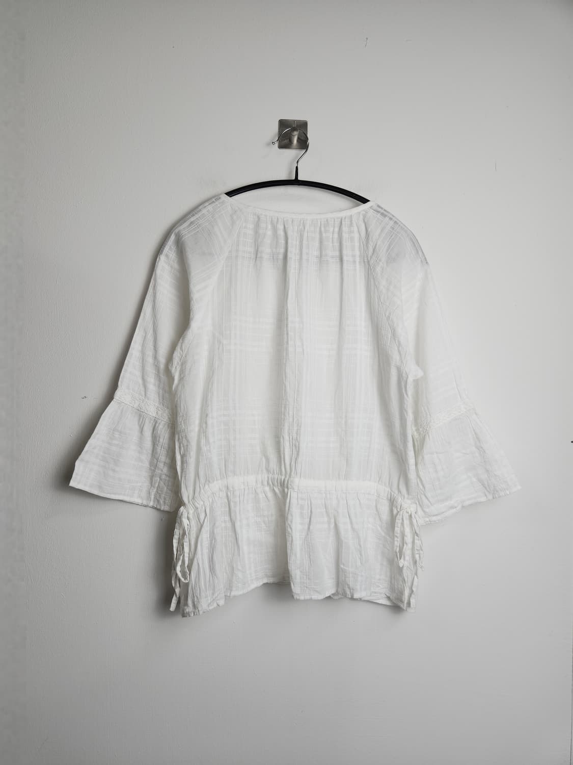 체크 레이스 블라우스 상품이미지8