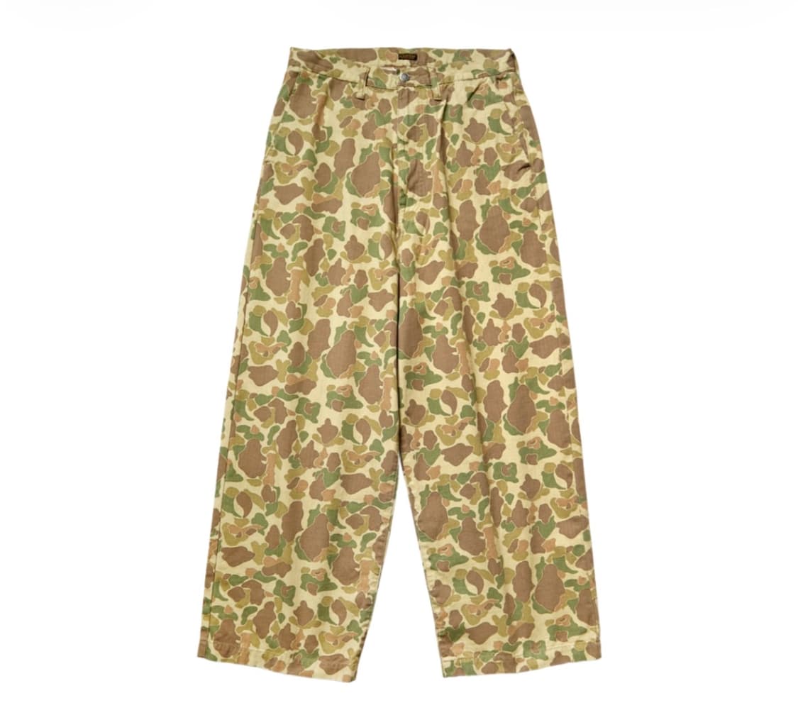 캐피탈 헌터 카모 해링본 포트 배기 팬츠 3사이즈 판매 상품이미지1
