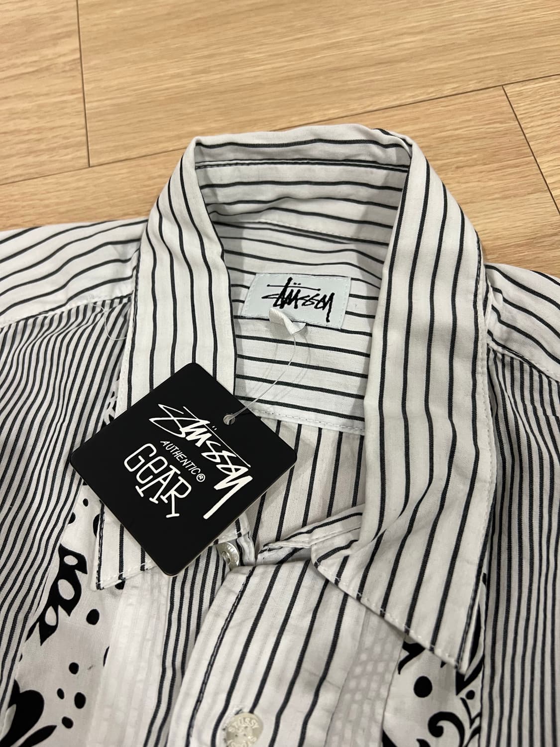 스투시 패치워크 셔츠 L 빈티지 상품이미지4