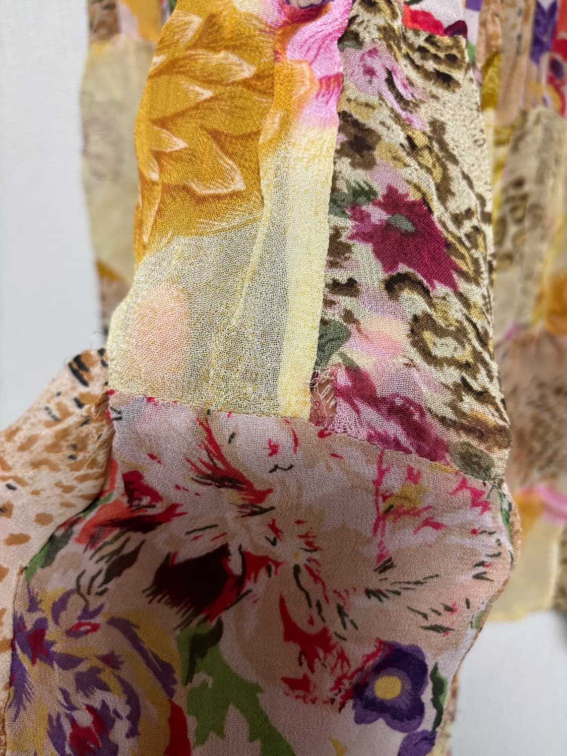 모리 플라워 패치워크 원피스 상품이미지6