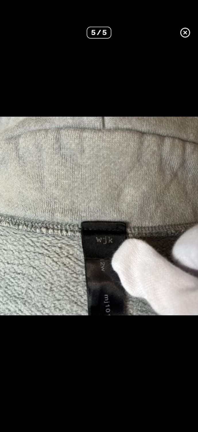 Wjk 그레이 슬림핏 투웨이 후드 집업 상품이미지5