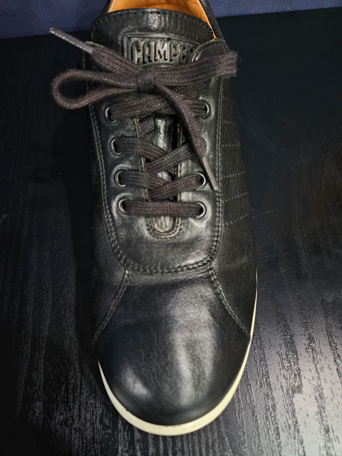 캠퍼 블랙 남성 42 가죽 스니커즈  상품이미지5