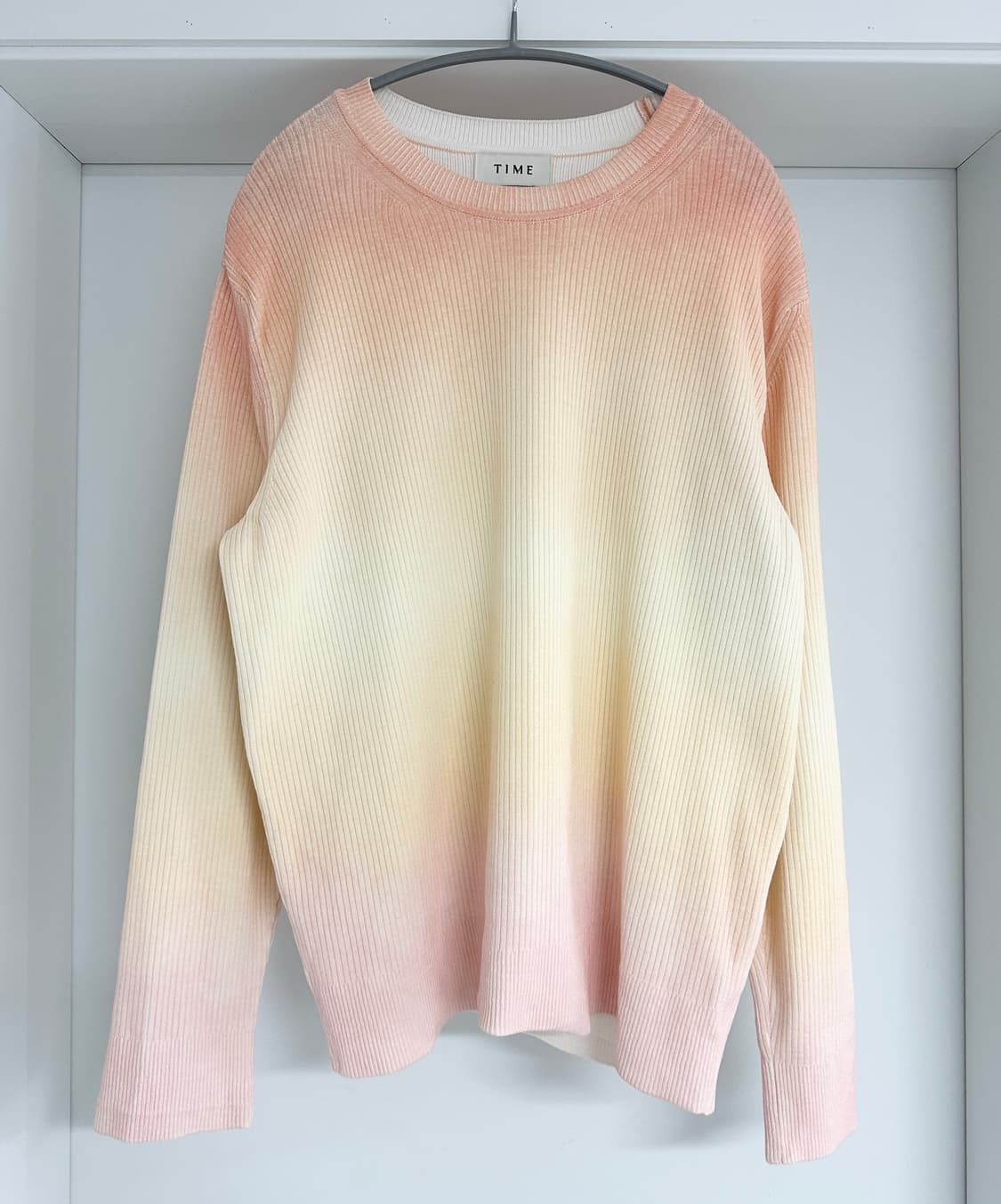 [TIME 타임] 남성 그라데이션 니트 상품이미지1