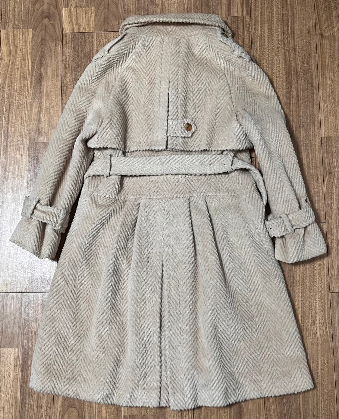 미샤 라마 울코트 베이지 상품이미지5