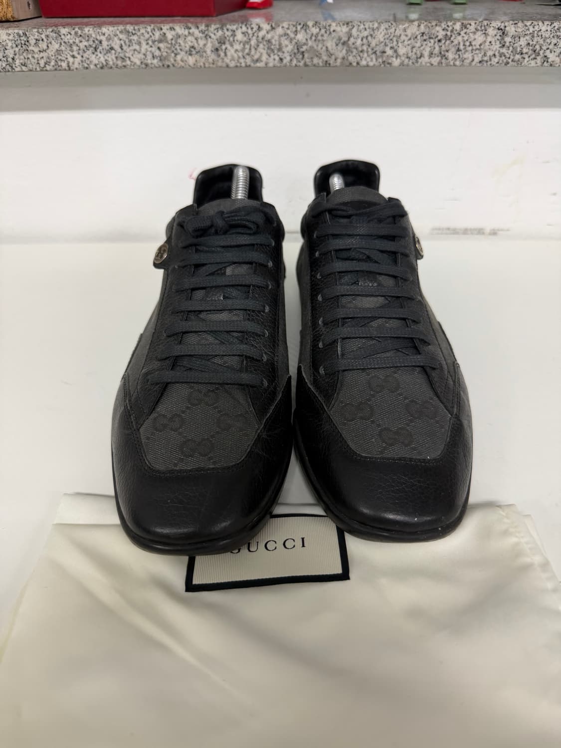 정품) 구찌 마몬트 GG로고 남성 스니커즈 새제품급 8.5 상품이미지1