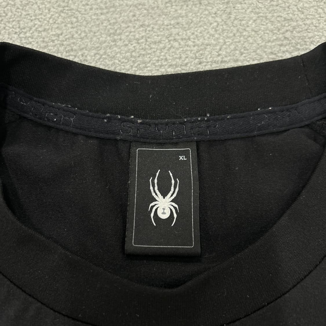 스파이더 신형 반팔 티셔츠 화이트 라인 105 상품이미지2