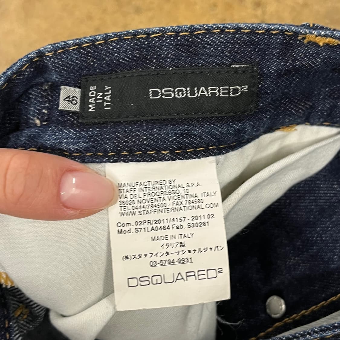 [정품/46] DSQUARED2 디스퀘어드 데님 청바지 b12 상품이미지4