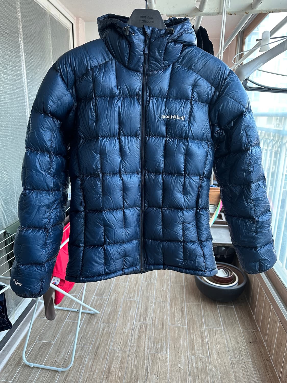 몽벨 플라즈마 1000 알파인 다운 파카 L 새상품급 상품이미지1