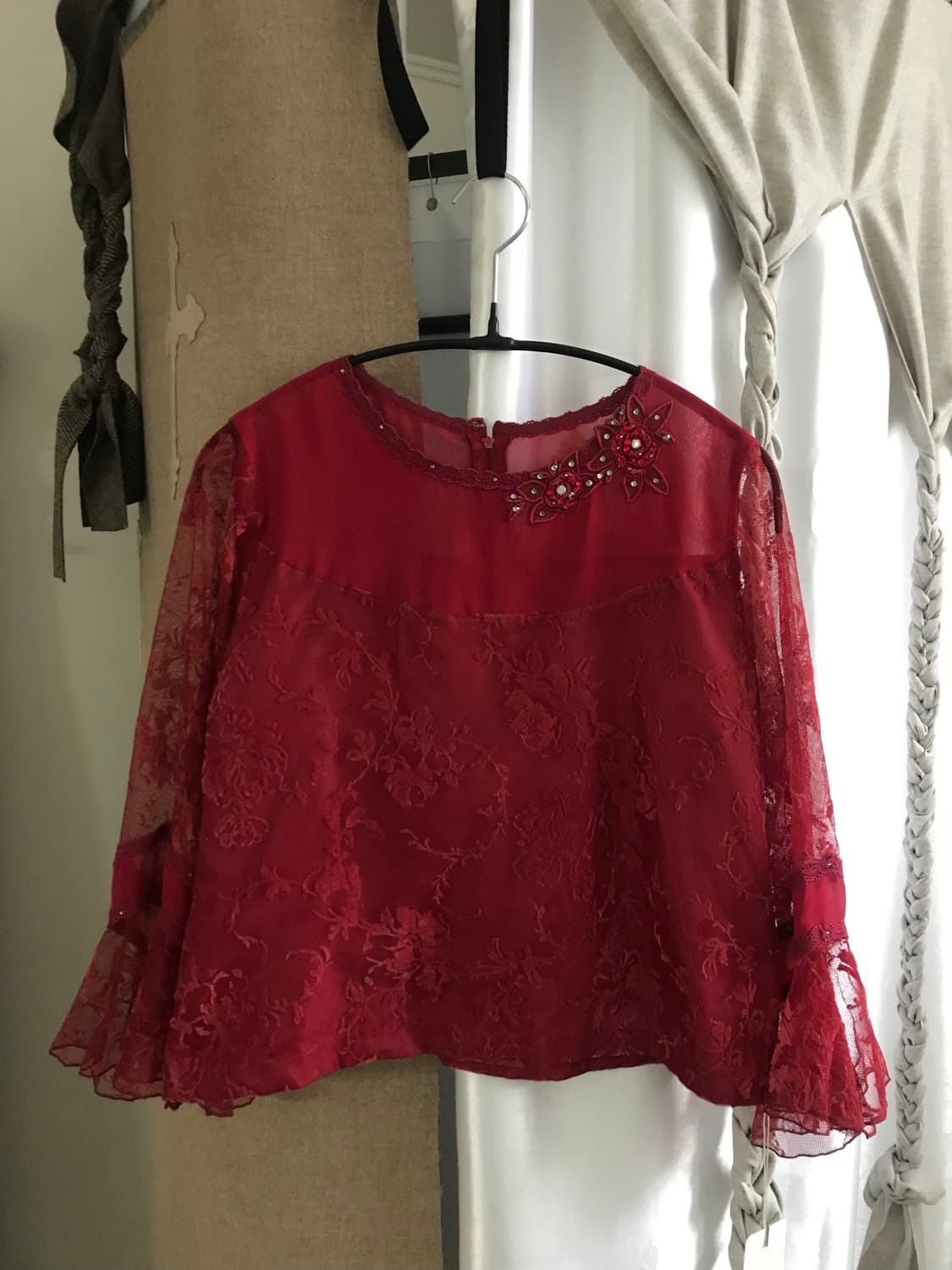 vintage pattern blouse 상품이미지5