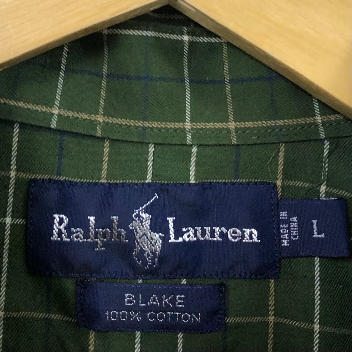 XL 폴로 체크 셔츠 상품이미지3