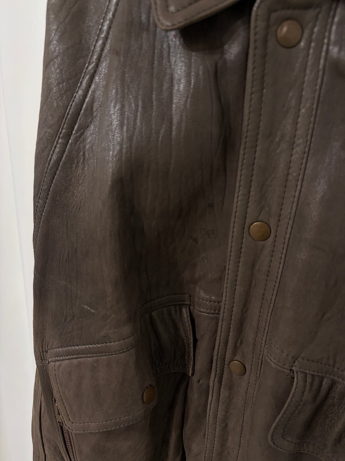 vintage leather jacket 상품이미지7