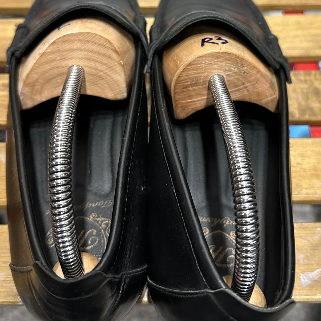 260) tandy 로퍼 남성 남자 구두 페니로퍼 블랙 레더 상품이미지5