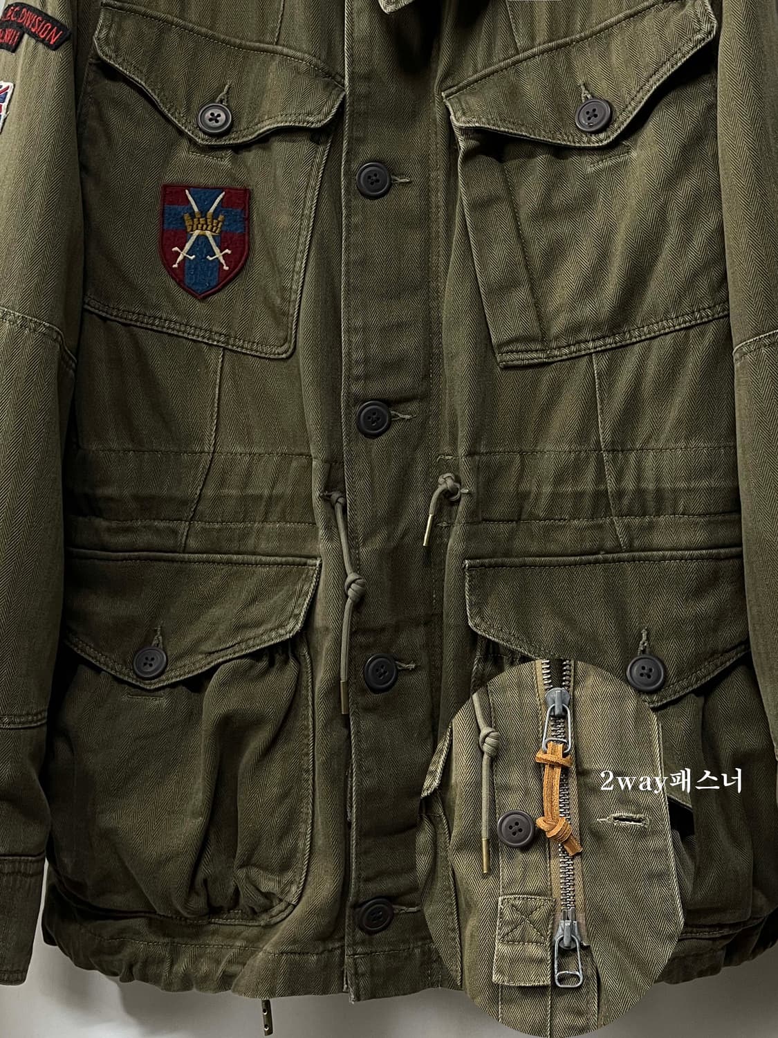 폴로 랄프로렌 hbt 아이코닉 브리티쉬 밀리터리 유니언잭 필드자켓 상품이미지9