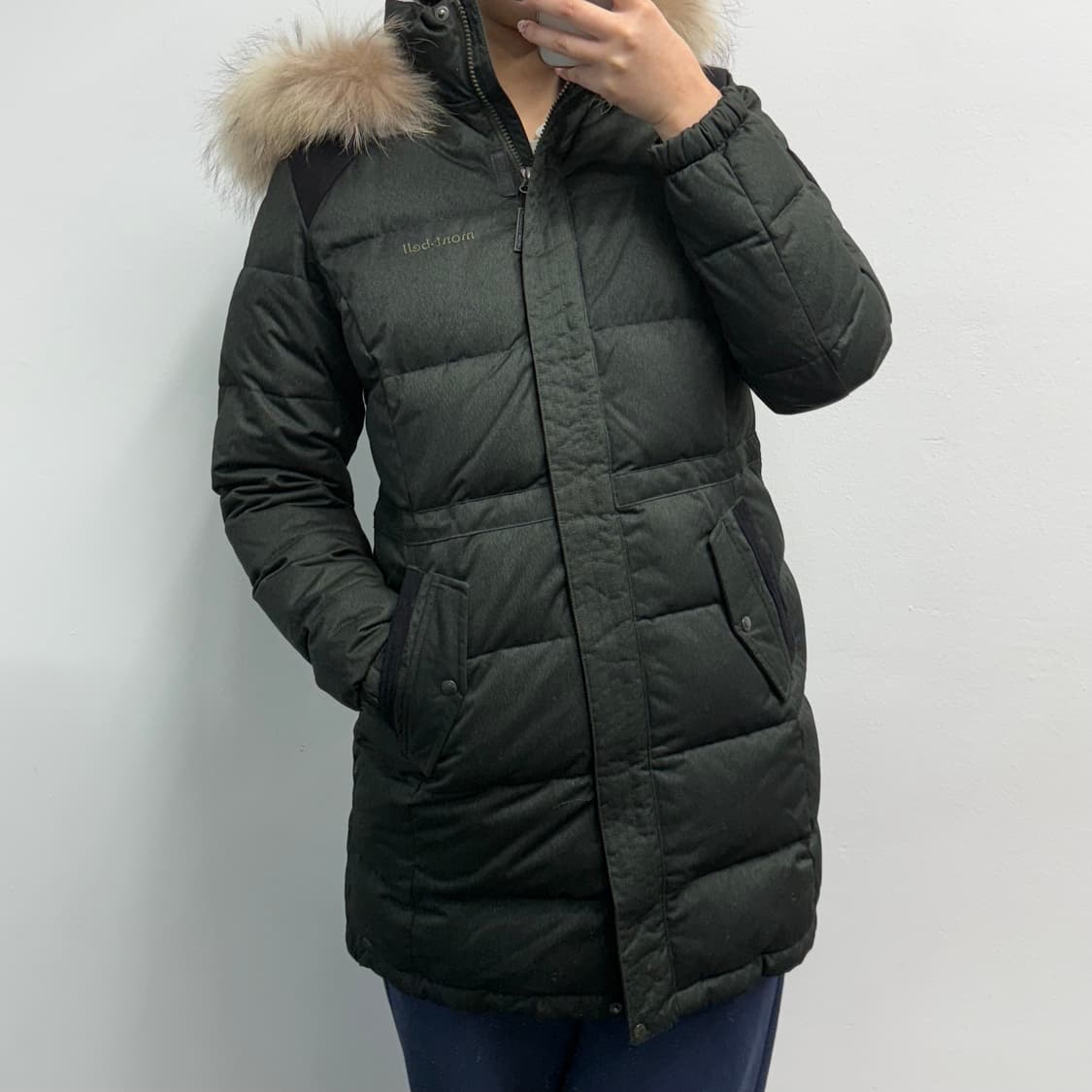 [L] 몽벨 우먼 구스다운 롱패딩 상품이미지1