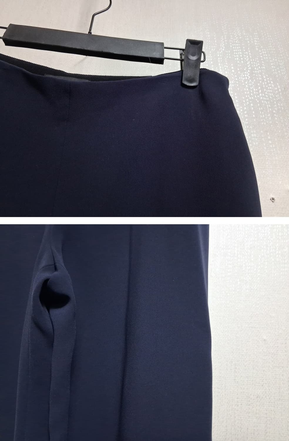 Theory 띠어리 춘추하와이드팬츠 찰랑찰랑 네이비 와이드팬츠 28 28 상품이미지3