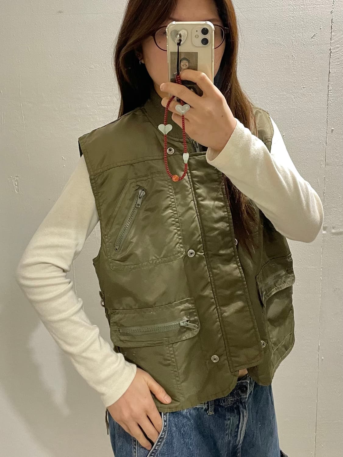 VTG lace-up tactical vest 상품이미지1