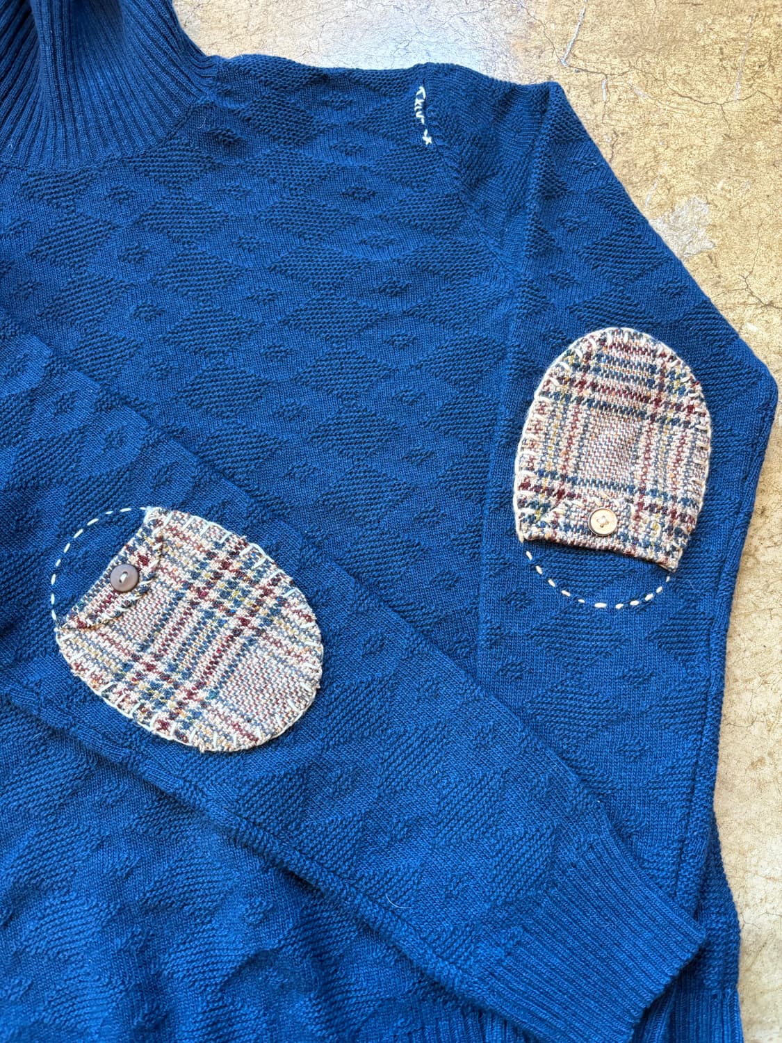 BOB 이태리 핸드메이드 사시코 울 니트 폴라 상품이미지2