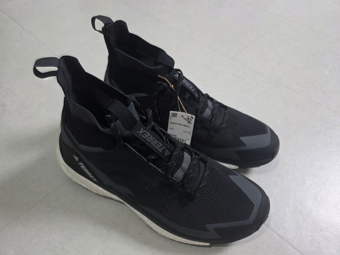 [새상품] 아디다스 테렉스 프리하이커2 블랙 등산화 290 상품이미지2