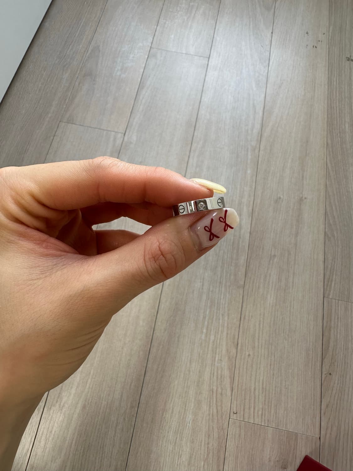 까르띠에 다이아 러브링 화이트골드 51호 상품이미지5