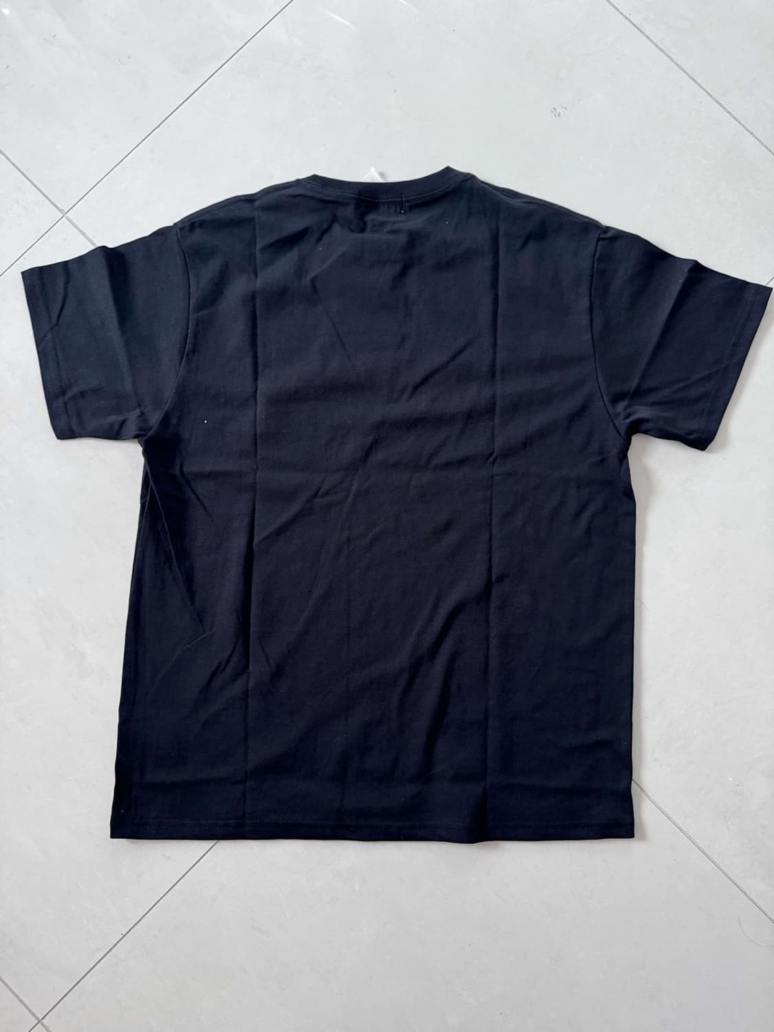 RHINESTONE FORNT PRINT CREW NECK TEE 상품이미지4