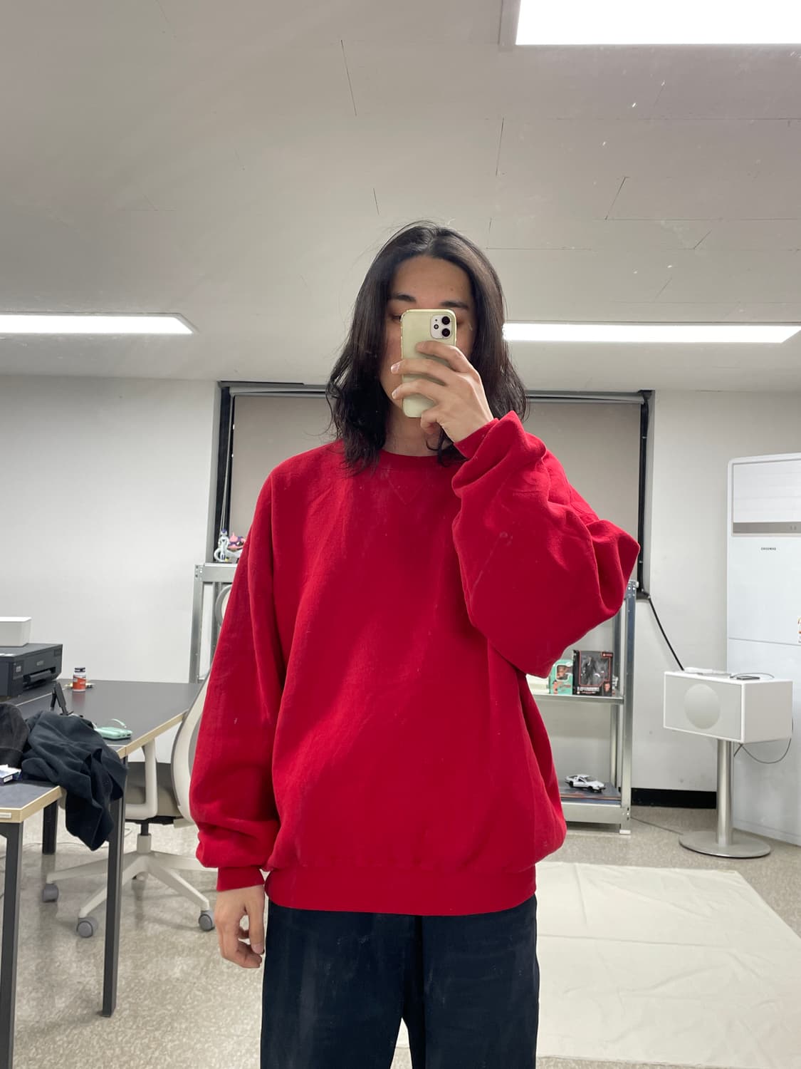 [XXL] 90s RUSSEL USA 러셀 블랭크 스웻셔츠 크루넥 상품이미지5