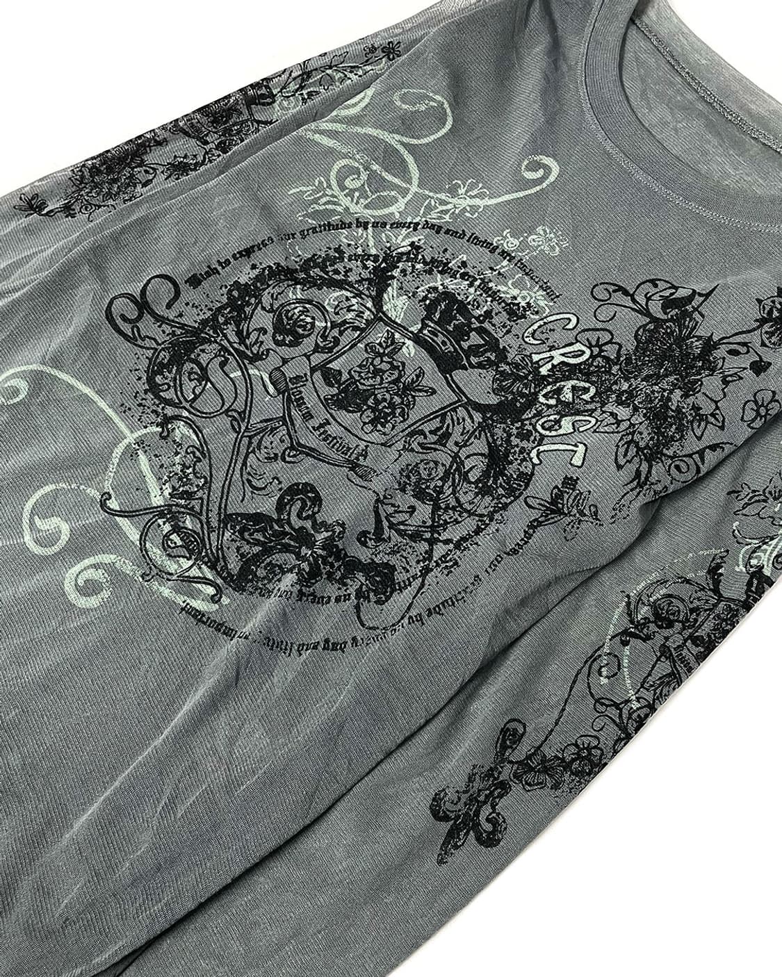 vintage 메쉬 그래픽 티셔츠  상품이미지5