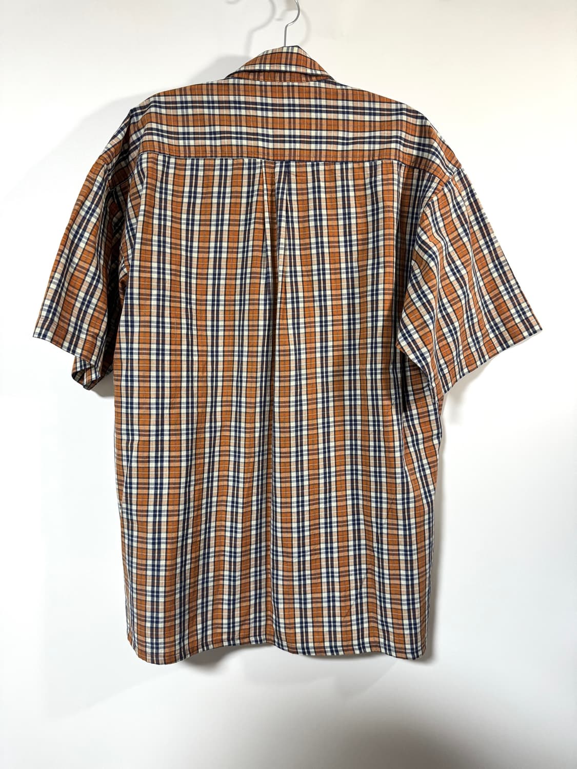 유럽브랜드 CAVORI 체크 반팔셔츠 L/G-XL 상품이미지5