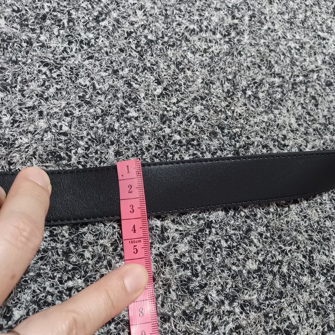 빈티지 여성 진주 벨트 블랙 상품이미지4