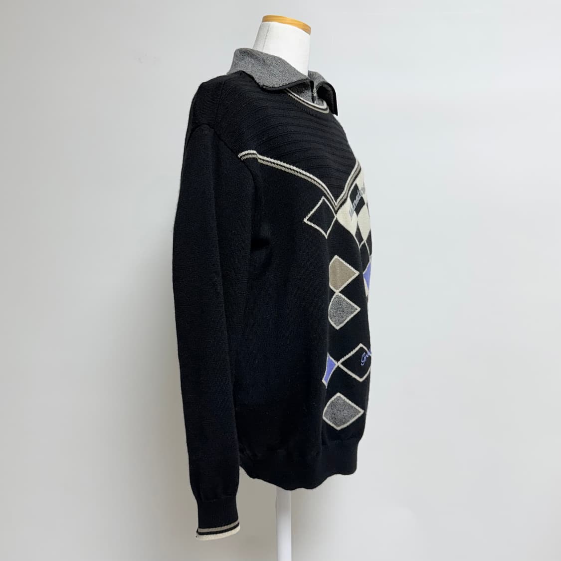 [울 100%] 먼싱웨어 그랜드슬램 골프웨어 레이어드 니트 L 상품이미지2